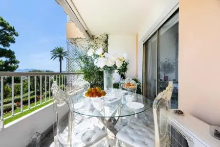 Résidence Spacieux 2p Vue Mer &ndash; R&eacute;sidence Avec Piscine, Cannes, Appartement à Cannes avec vue imprenable sur la mer - Photo 11