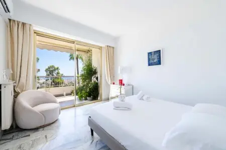 Résidence Spacieux 2p Vue Mer &ndash; R&eacute;sidence Avec Piscine, Cannes, Appartement à Cannes avec vue imprenable sur la mer - Photo 17