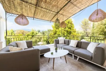 Résidence Villa 400m&sup2; Padel Piscine Volley, Villa à Valbonne avec piscine et terrains de sport - Photo 10