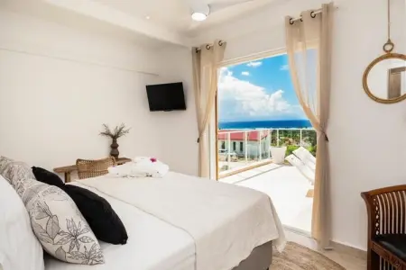 Villa Olina, Villa à Grand-Bourg avec Piscine & Vue - Photo 16
