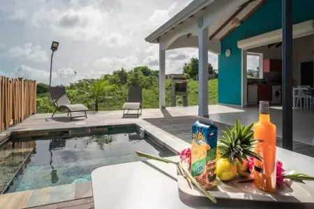 Villa Karaval, Villa à Saint-François avec Piscine - Photo 3