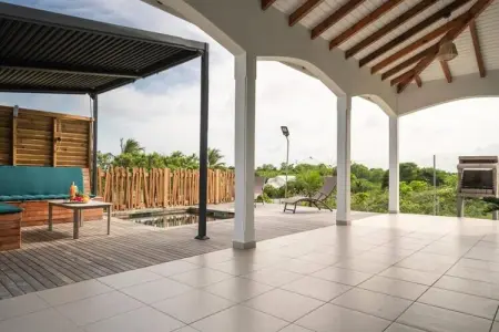 Villa Karaval, Villa à Saint-François avec Piscine - Photo 5