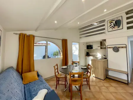 Maisonnette rénovée 1 chambre, 4 personnes - Piscine chauffée, Tennis, Animaux admis - Photo 3