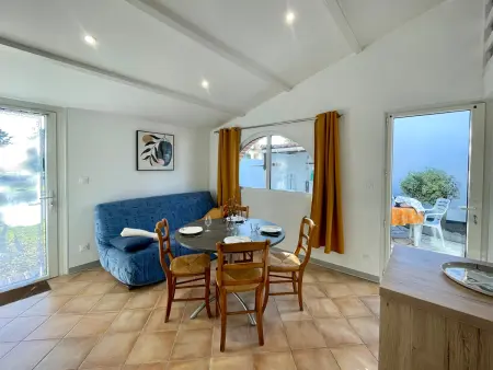 Maisonnette rénovée 1 chambre, 4 personnes - Piscine chauffée, Tennis, Animaux admis - Photo 4