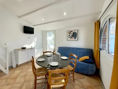 Maisonnette rénovée 1 chambre, 4 personnes - Piscine chauffée, Tennis, Animaux admis - Photo 5