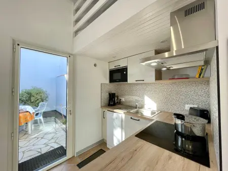 Maisonnette rénovée 1 chambre, 4 personnes - Piscine chauffée, Tennis, Animaux admis - Photo 7