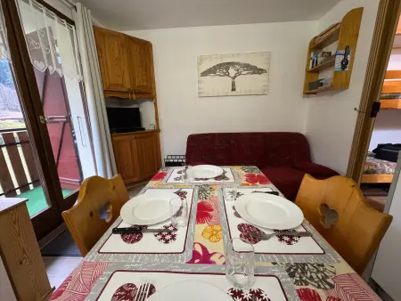 Appartement cozy proche pistes, balcon, parking, Appartement 4 personnes à Bernex - Photo 3