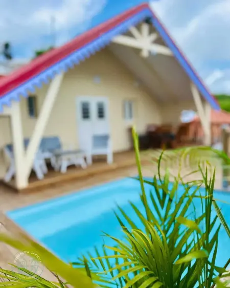 Villa avec piscine privée à Le Robert, 50 m², Villa 4 personnes à Le Robert - Photo 4