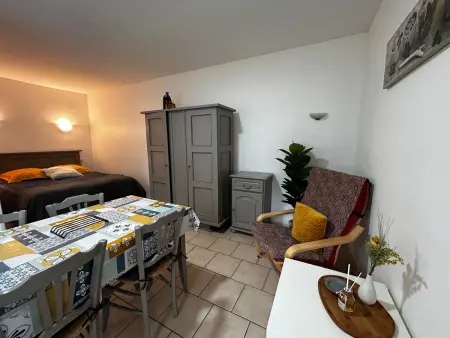 Studio cosy avec WIFI, jardin, parking proche centre & Thermes - Photo 4