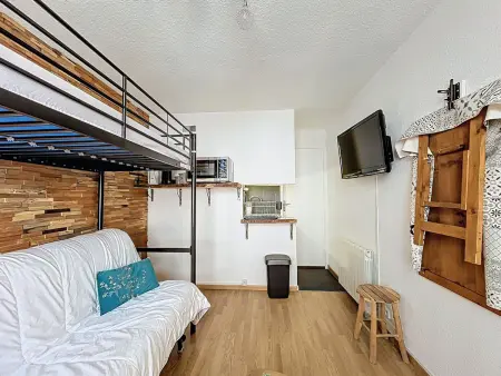 Studio rénové skis aux pieds pour 3 personnes, Appartement 3 personnes à Le Corbier - Photo 7