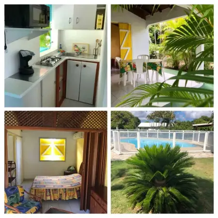 Bungalow charmant avec piscine partagée à Saint-François - Photo 8