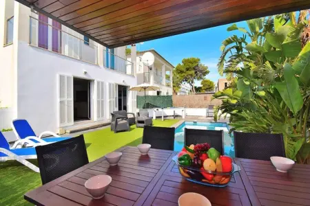 Maison à Muro, Villa à Playa de Muro avec piscine privée - Photo 3