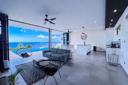 Maison à Bouillante, Villa à Bouillante avec piscine à débordement - Photo 11