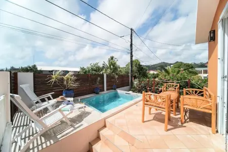 Maison à Le Robert, Villa à Robert Bay avec piscine et jacuzzi - Photo 25