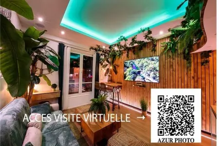 06k3-unique Et Atypique 2 Pi&egrave;ces &agrave; 30 M De La Mer, Appartement à Juan les Pins bord de mer - Photo 1