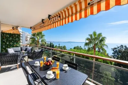 Résidence 4p Vue Mer, R&eacute;sidence De Standing Avec Piscine & Tennis, Appartement à Golfe-Juan avec vue sur la mer - Photo 1