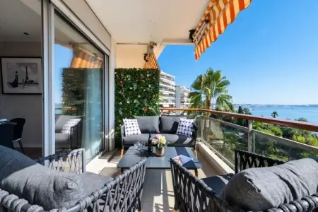 Résidence 4p Vue Mer, R&eacute;sidence De Standing Avec Piscine & Tennis, Appartement à Golfe-Juan avec vue sur la mer - Photo 17