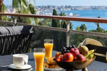 Résidence 4p Vue Mer, R&eacute;sidence De Standing Avec Piscine & Tennis, Appartement à Golfe-Juan avec vue sur la mer - Photo 19