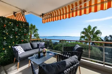 Résidence 4p Vue Mer, R&eacute;sidence De Standing Avec Piscine & Tennis, Appartement à Golfe-Juan avec vue sur la mer - Photo 20