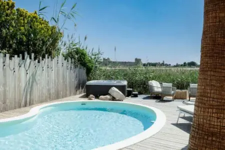 Résidence La Perle Rose Villa Standing 5 &eacute;toiles Avec Piscine Jacuzzi Et Superbe Vue, Villa à Aigues-Mortes avec Piscine & Vue - Photo 131