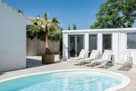 Résidence La Perle Rose Villa Standing 5 &eacute;toiles Avec Piscine Jacuzzi Et Superbe Vue, Villa à Aigues-Mortes avec Piscine & Vue - Photo 160