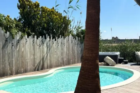 Résidence La Perle Rose Villa Standing 5 &eacute;toiles Avec Piscine Jacuzzi Et Superbe Vue, Villa à Aigues-Mortes avec Piscine & Vue - Photo 168