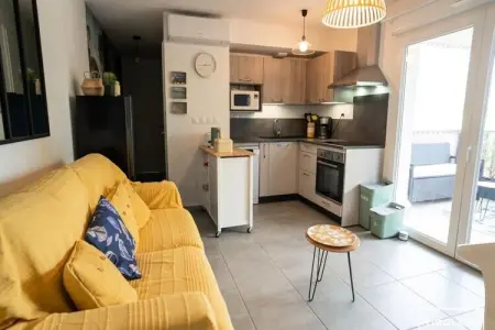 Marina Lodge - T2 Climatis&eacute; Avec Wifi Et Piscine, Appartement à Vias près de la plage méditerranéenne - Photo 4
