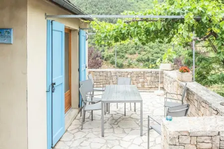 Gîte de France Logement 4/6 personnes - village de gites des vignes 2 épis, Cottage dans les Gorges du Tarn avec piscine - Photo 23