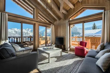 Résidence Ancolie, Chalet à Courchevel avec vue sur le glacier - Photo 2
