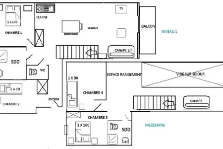 Résidence Fermes Du Beaufortain BÂtiment A, Appartement aux Saisies skis aux pieds - Photo 17