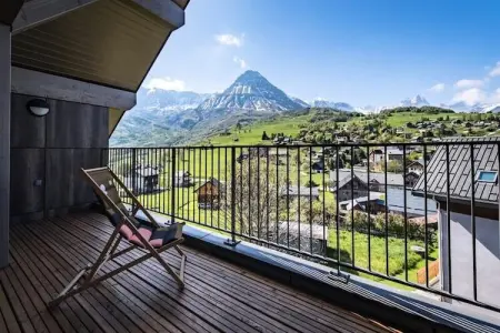 Résidence Duplex &agrave; Albiez-montrond Avec Terrasse, Appartement à Albiez avec accès direct aux pistes - Photo 1