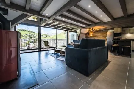 Résidence Duplex &agrave; Albiez-montrond Avec Terrasse, Appartement à Albiez avec accès direct aux pistes - Photo 12