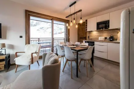 Résidence L'olvera, Appartement à Valmeinier près des pistes de ski - Photo 5