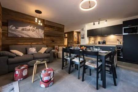 Résidence L'olvera, Appartement à Valmeinier avec terrasse et jacuzzi - Photo 3