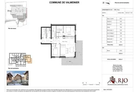 Résidence L'olvera, Appartement à Valmeinier avec terrasse et jacuzzi - Photo 19