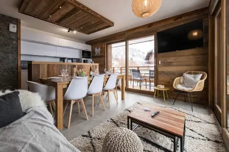 Résidence L'olvera, Appartement à Valmeinier au pied des pistes - Photo 1