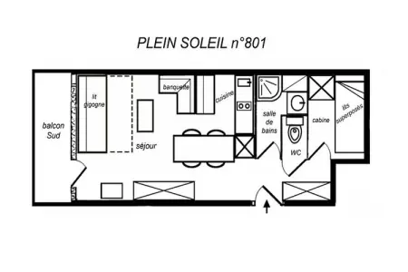 Résidence Plein Soleil, Maison de Vacances à Mottaret Pistes - Photo 9