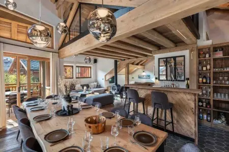 Chalet Reve De Marmottes, Chalet à Méribel avec accès ski - Photo 2