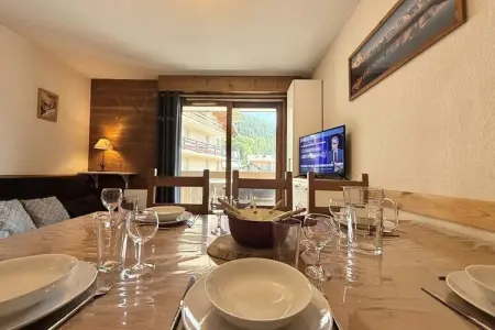 Chalet Belle Tour, Appartement à Flumet près des pistes de ski - Photo 6
