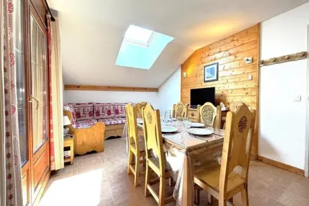 Les Chalets Des Evettes, Appartement à Flumet avec accès à une piscine chauffée - Photo 14