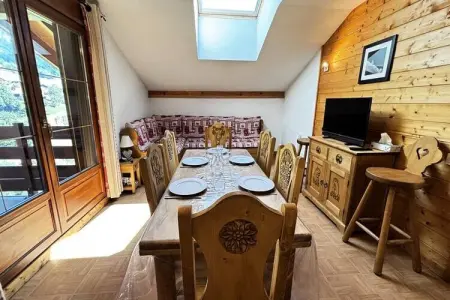 Les Chalets Des Evettes, Appartement à Flumet avec accès à une piscine chauffée - Photo 27