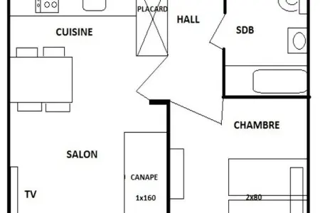 Chalets D'emeraude  Bat C, Appartement aux Saisies avec accès à la piscine - Photo 2