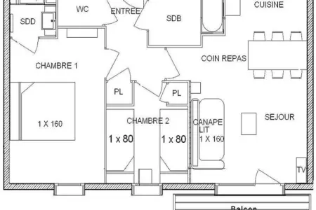 Chalets D'emeraude  Bat C, Appartement aux Saisies avec piscine et spa - Photo 2