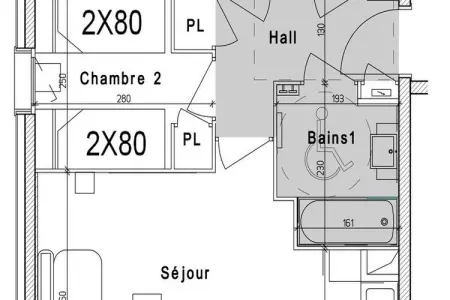Chalets D'emeraude  Bat C, Appartement aux Saisies avec accès à la piscine - Photo 2