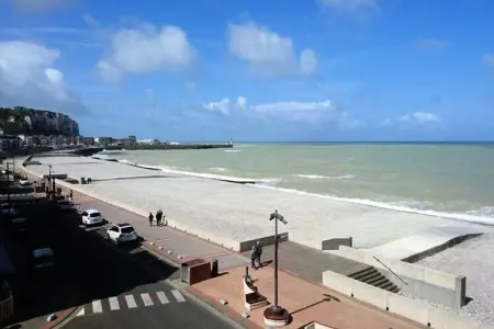 Résidence Mh01 - Appt Cosy Avec Vue Panoramique Sur La Mer, Appartement à Mers-les-Bains vue sur mer - Photo 8