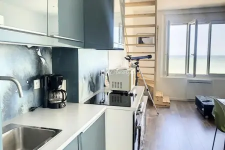 Résidence Al 48 - Duplex Bagatel : Confort & &eacute;vasion Face &agrave; La Mer, Appartement à Le Tréport avec Vue sur Mer - Photo 8
