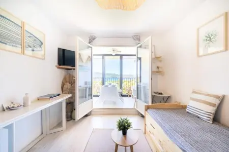 Vue Mer Imprenable, T3, Loggia, 6 Pers, Piscine, Tennis, Parking, Appartement à Saint-Mandrier Vue sur Mer - Photo 6