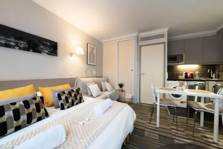 Paris Porte De Versailles Cosy Lodge 1 Appart H&ocirc;tel Parking, Wifi 4 Pers, Appartement près de la Porte de Versailles - Photo 5