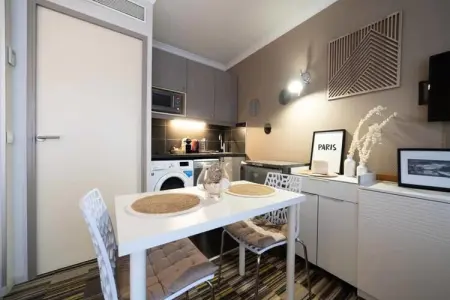 Paris Porte De Versailles Cosy Lodge 1 Appart H&ocirc;tel Parking, Wifi 4 Pers, Appartement près de la Porte de Versailles - Photo 8