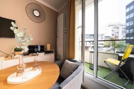 Paris Porte De Versailles Cosy Lodge 1 Appart H&ocirc;tel Parking, Wifi 4 Pers, Appartement près de la Porte de Versailles - Photo 12